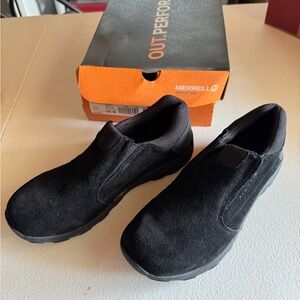 Merrell Boys Black Slip-On Shoes